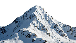 雪山峰顶雪景壮丽图片