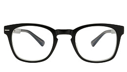 黑色方形眼镜框特写图片