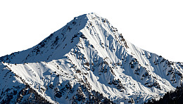 雪山峰顶雪景壮丽图片