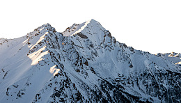 雪山峰峦壮丽景色图片