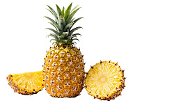 新鲜菠萝切片展示图片