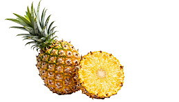 新鲜菠萝切片展示图片