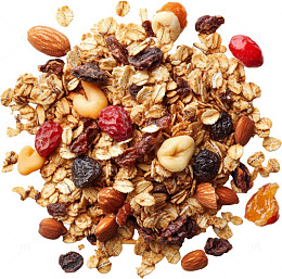 燕麦坚果混合干果美食图片