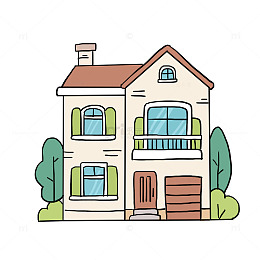 别墅屋子房子豪宅免抠元素