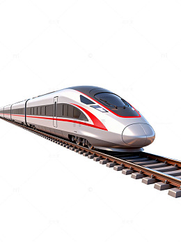 高速列车现代化交通工具