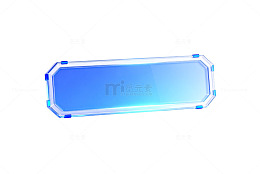 科技风玻璃框设计元素