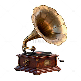 复古留声机模型片