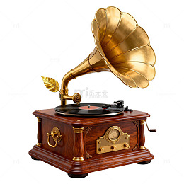 复古留声机音乐播放器材