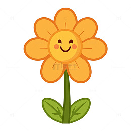 微笑花朵的奇幻世界