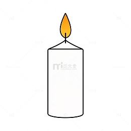 静谧光影中的燃烧生命之火