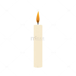 灵魂之光蜡烛微光闪烁