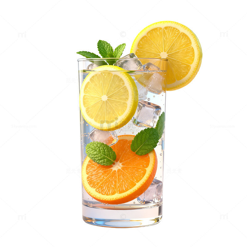 清爽夏日水果冰饮