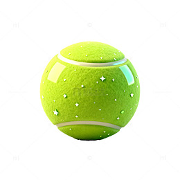 星星装饰网球创意设计