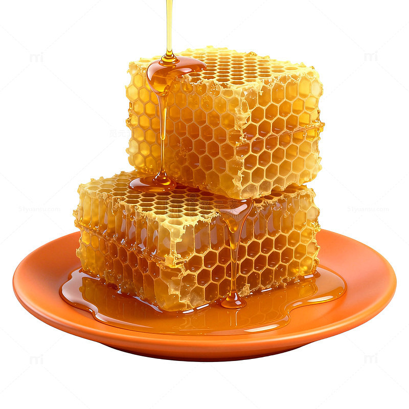 蜂巢蜂蜜美食片