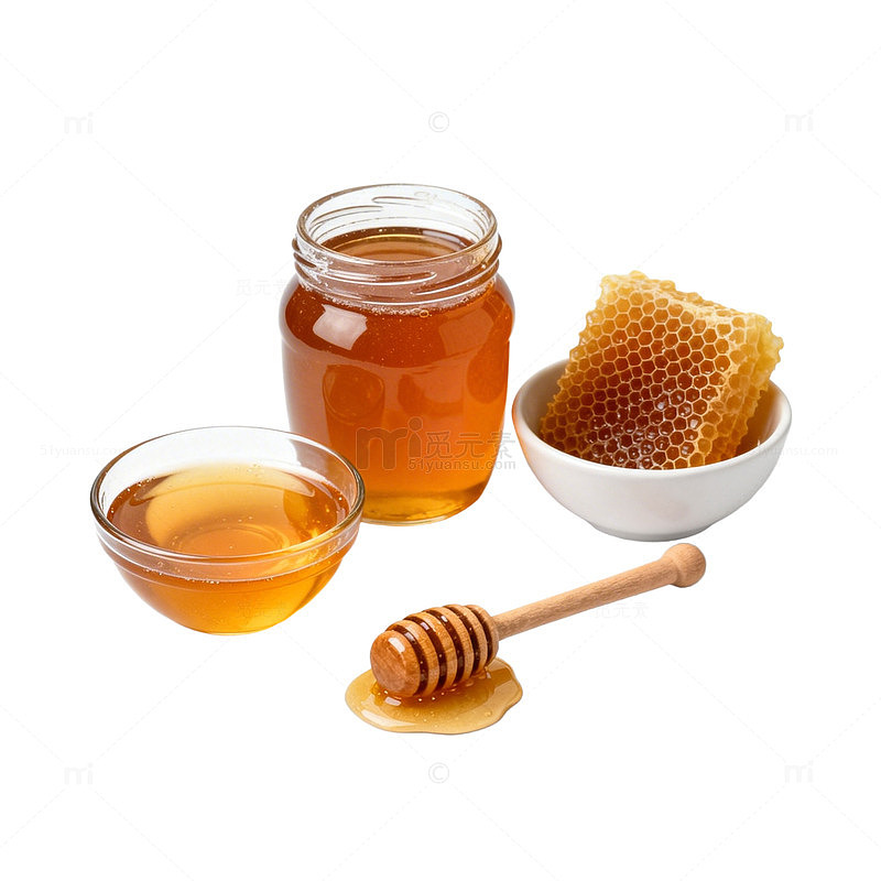 清新蜂蜜食品片