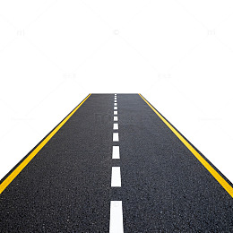 公路透视图透明背景素材