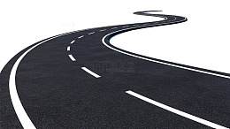 柏油路蜿蜒公路图像