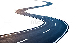 蜿蜒公路高速路素材