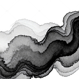 水墨抽象山水画艺术装饰画