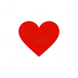 红色心形爱情符号图标设计