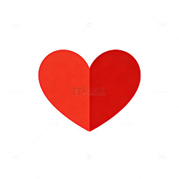 红心简约图标设计素材
