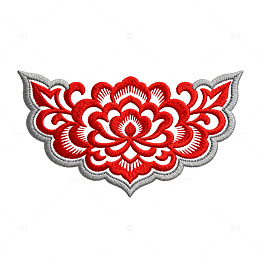 中国传统纹样刺绣图案