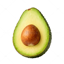 新鲜牛油果插画素材