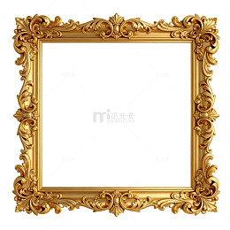 欧式古典金框装饰设计元素