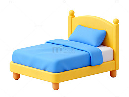 卡通儿童床模型设计图