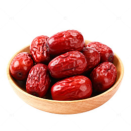 木碗红枣美食片