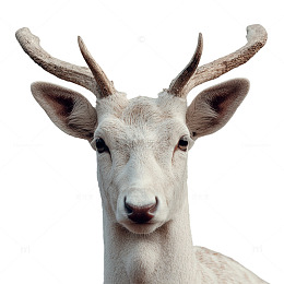 静谧森林中的孤高之鹿