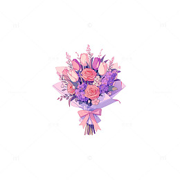 梦幻花海中的紫色盛宴