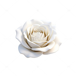 纯白玫瑰花特写素材
