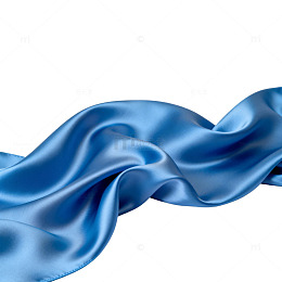 丝绸质感蓝色布料素材