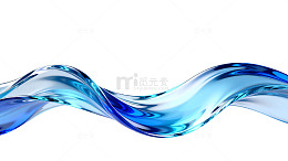 流动水波艺术图形设计素材