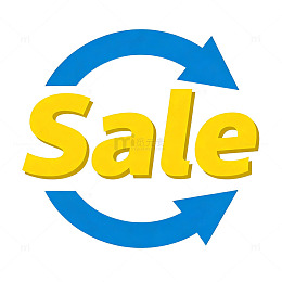 循环促销折扣标志