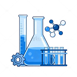 科学实验室器材图标