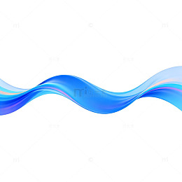 蓝色流畅波纹图案
