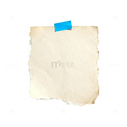 复古便签纸贴图