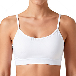 白色运动文胸女性内衣展示