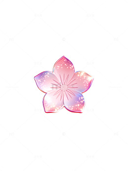 梦幻花朵插画设计