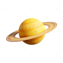 卡通行星插画素材