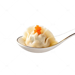 精致饺子美食插画素材
