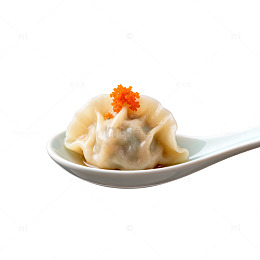 简约风格饺子美食