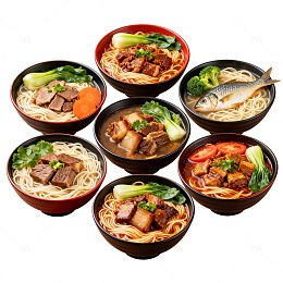 中式面食碗装组合