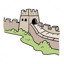 五一旅游景点长城元素