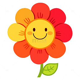 笑颜绽放的花朵奇幻之旅