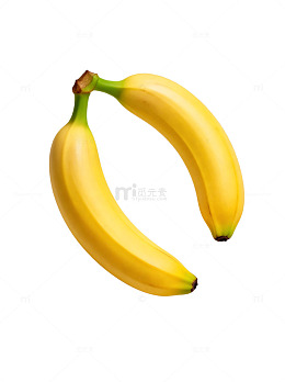 透明背景香蕉矢量图片