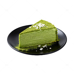 抹茶千层蛋糕美食片