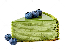 抹茶千层蛋糕美食片